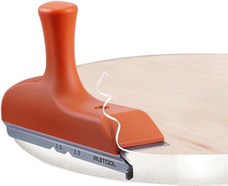 RUITOOL Edge Banding Trimmer with Sharp Stainless Steel Blades and Ergonomic Grip, Suitable for Veneer, PVC, and ABS on Straight, Curved, and Chamfered Edges - Image 1
